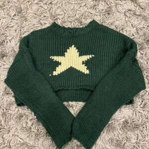 edikted crop sweater size xs/s